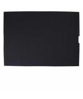 Carpeta amb funda, DIN A3. Llom 5 cm. Mida: 35x47x5 cm. Color negre. 4 anelles quadrades
