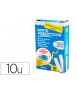 Tiza blanca antipolvo robercolor caja de 10 unidades