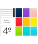 Cuaderno espiral liderpapel cuarto witty tapa dura 80h 75gr rayado horizontal 8mm con margen colores surtidos
