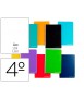 Cuaderno espiral liderpapel cuarto witty tapa dura 80h 75gr liso sin margen colores surtidos