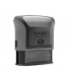 Sello entintado printy 4913 58x22 mm p4 carcasa gris sin almohadilla