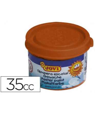 Tempera escolar jovi 35 ml color marron