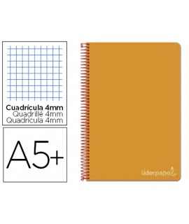 Witty Spiral Notebook liderpapel Quarter Hardcover 80h 75gr Frame 4mm with Orange Margin