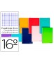 Cuaderno espiral liderpapel bolsillo dieciseavo smart tapa blanda 80h 60gr cuadro 4mm colores surtidos
