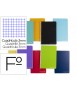 Cuaderno espiral liderpapel folio witty tapa dura 80h 75gr cuadro 3mm con margen colores surtidos