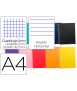 Cuaderno espiral liderpapel a4 micro jolly multidisciplina tapa forrada 140h 75gr 28h 5mm 112h hrtal.