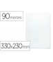 Funda portadocumento folio 90 micras pvc transparente