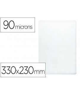 Document cover folio 90 microns transparent pvc