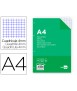 Spare liderpapel a4 100 sheets 60g/m2 frame 4 mm with margin 4 holes
