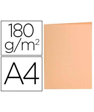 Subcarpeta liderpapel a4 naranja pastel 180g/m2