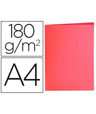 Subcarpeta liderpapel din a4 rojo pastel 180g/m2