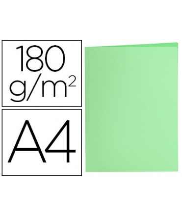 Subcarpeta liderpapel a4 verde pastel 180g/m2