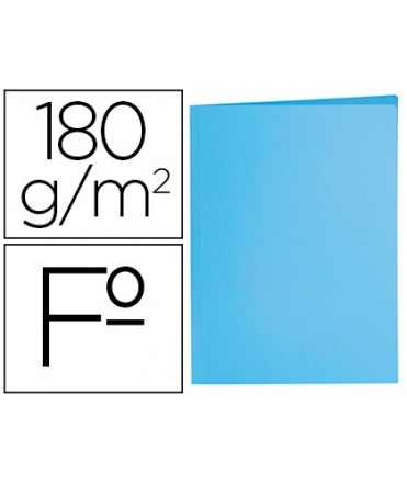 Pastel blue liderpapel folio subfolder 180g/m2