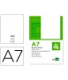 Bloc notas liderpapel liso a7 80 hojas 60g/m2 perforado