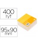 White liderpapel unglued paper cue 400 sheets 95x90x40 mm 80 gr