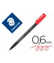 Rotulador staedtler lumocolor retroproyeccion punta de fibrapermanente 318-2 rojo punta fina redonda 0.6 mm