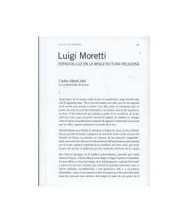 Luigi Moretti: Espacios-Luz en la Arquitectura Religiosa