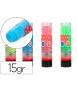 Pegamento liderpapel en barra 15 g trazo magico color neon surtido unidad