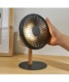Ventilador de sobretaula Ginko, Gris