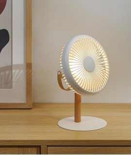 Ginko Table Fan, White