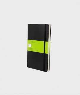 Diary MOLESKINE L, blank sheets. Black