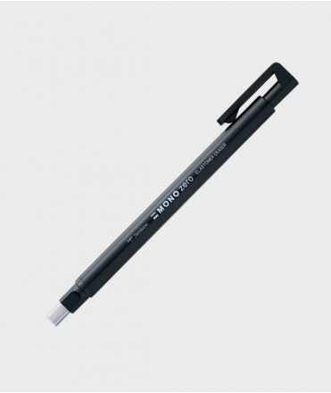 Portagomas rectangular negro Tombow