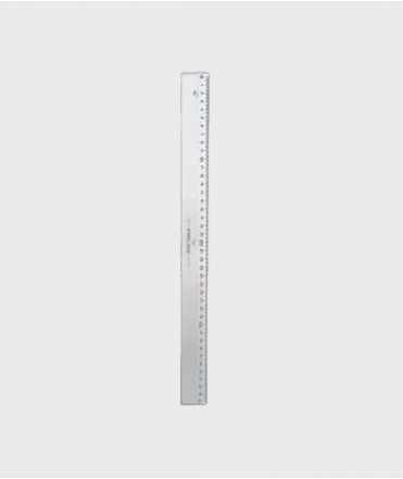 Regle mil·limetrat. Mida: 30 cm
