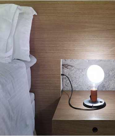 Light bulb, orange