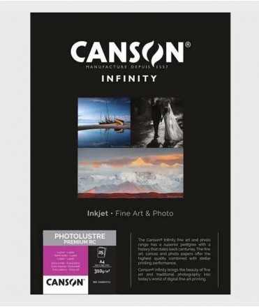 Paper CANSON Infinity PhotoLustre Premium RC 310g. DIN A4. 200F.