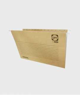 Carpeta colgante Gio, medida folio. Color kraft. 25 unidades