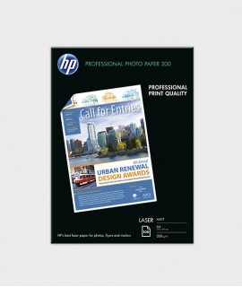 Matte HP photo paper, DIN A4. 200 g. 100 sheets