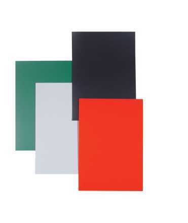 Tapes Glassy DIN A4. Color blanc. 50 unitats