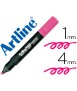 Rotulador artline fluorescente ek-660 rosa punta biselada