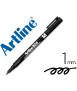 Rotulador artline retroproyeccion punta fibra permanente ek-854 negro -punta redonda 1 mm