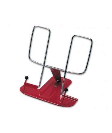 Lectern liderpapel metal base adjustable angle support back 195x235 mm color red