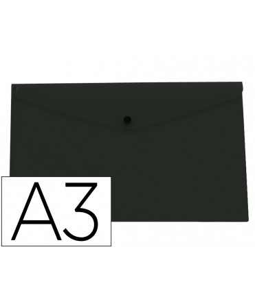 Carpeta liderpapel dossier broche 44243 polipropileno din a3 negro opaco