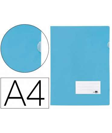 Carpeta liderpapel dossier a4 uñero celeste opaco