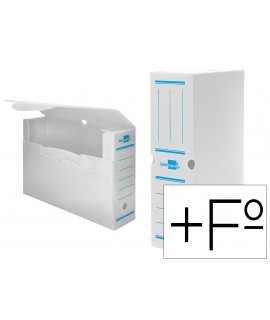 Plastic Definitive File Box liderpapel White 387x275x105 mm