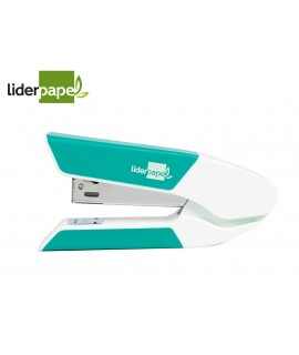 liderpapel stapler with gift of extra-staples and box of 1000 staples 26/6 capacity 20h turquoise color