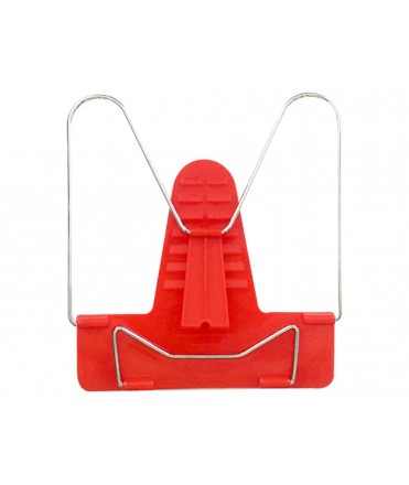 Atril liderpapel base plastico angulo ajustable soporte parte posterior 190x215 mm color rojo