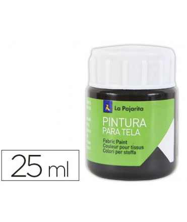 Pintura para tela la pajarita negro 25 ml