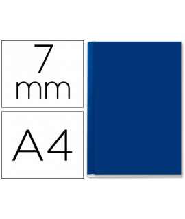 Tapa de encuadernacion impress bind rigida 35567 azul lomo a capacidad 36/70 hojas