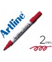 Artline whiteboard marker ek-500 red round tip 2 mm rechargeable