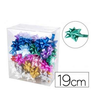 Lazo fantasia liderpapel 19 mm caja de 50 unidades colores surtidos