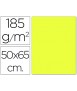 Cartulina guarro amarillo limon 50x65 cm 185 gr
