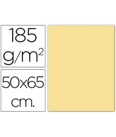 Cartulina guarro crema 50x65 cm 185 gr