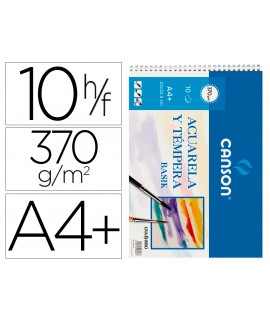 Watercolor drawing pad din a4 spiral 23x32.5 cm 10 sheets of 370 gr/m2