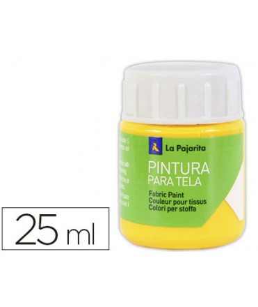 Pintura para tela la pajarita amarillo real 25 ml