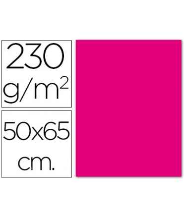 Cartulina fluorescente magenta 50x65 cm 230 gr