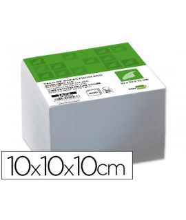 Taco papel liderpapel encolado blanco 1000 hojas 100x100x100 mm 80 g